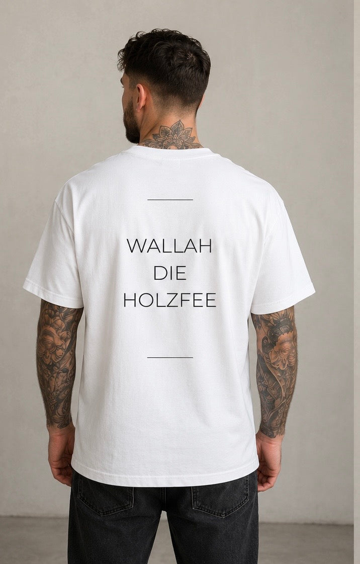 WALLAH DIE HOLZFEE T-Shirt mit Rundhalsausschnitt