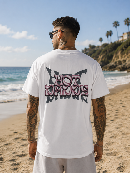 HOT DADDY T-Shirt mit Rundhalsausschnitt
