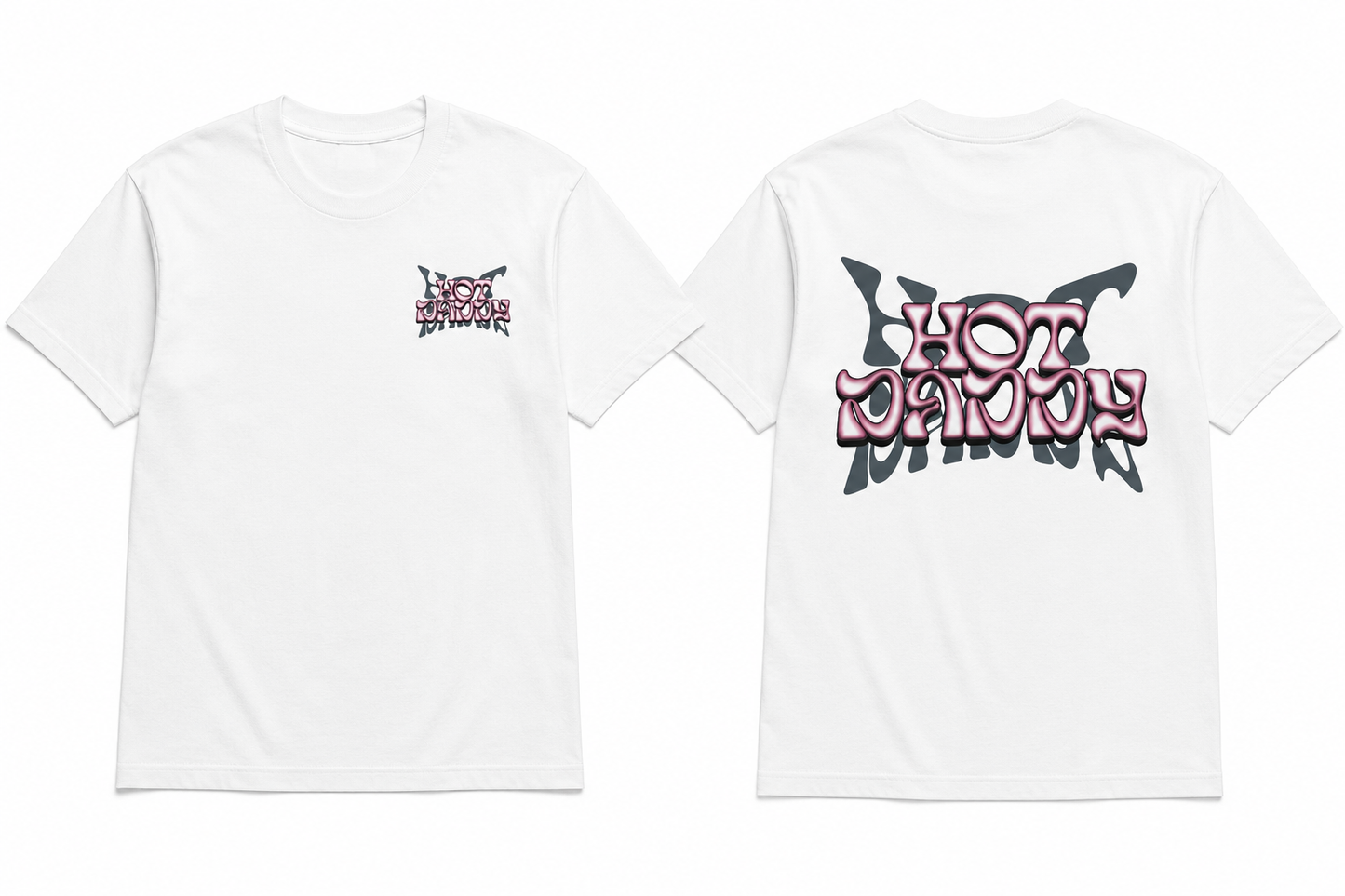 HOT DADDY T-Shirt mit Rundhalsausschnitt