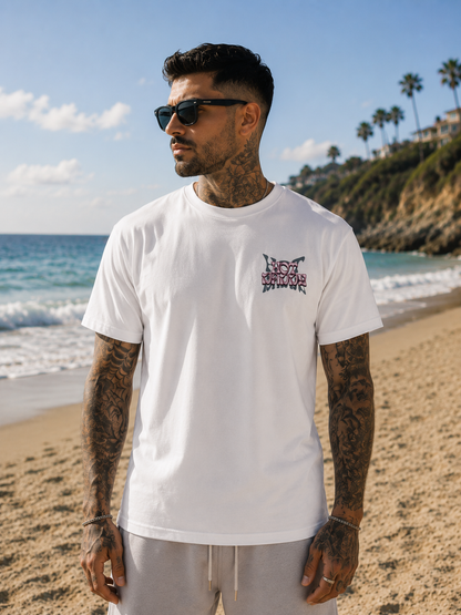 HOT DADDY T-Shirt mit Rundhalsausschnitt