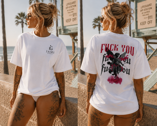 Statement T-Shirt Backprint | Vintage Streetwear Shirt |Graphic Tee | Urban Fashion Unisex | Rückenprint Shirt