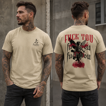 Statement T-Shirt Backprint | Vintage Streetwear Shirt |Graphic Tee | Urban Fashion Unisex | Rückenprint Shirt